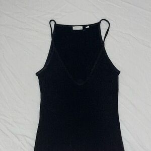 FREE SHIPPING Aritzia Community black ribbed mini dress